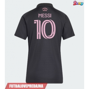 Lacne Ženy Futbalové dres Inter Miami Lionel Messi #10 2026-27 Krátky Rukáv - Preč